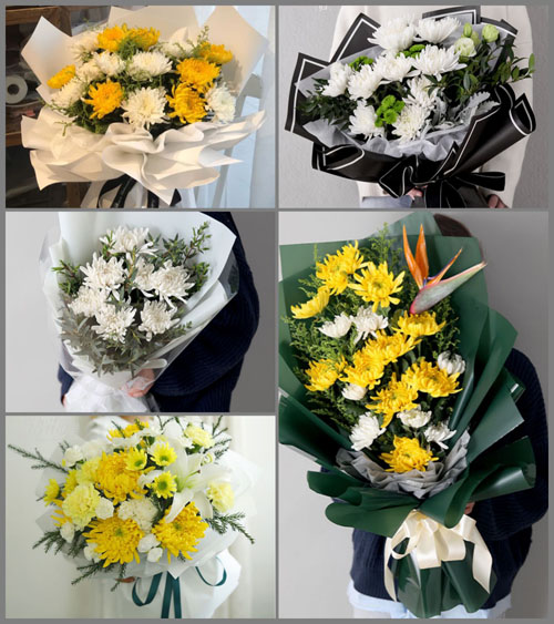 广东江门市恩平市沙湖镇东岸村白事花束代送